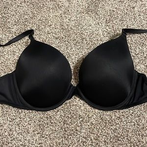 VS Pink black push-up bra
